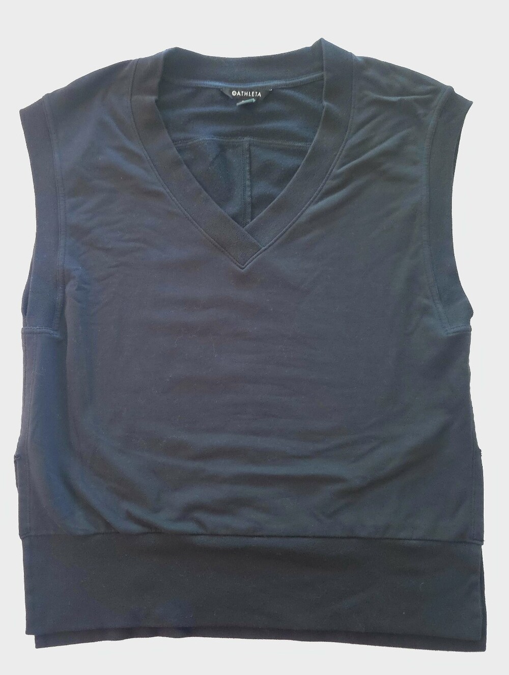 🖤 Athleta Black V-Neck Sleeveless Athletic Top | Women's Medium